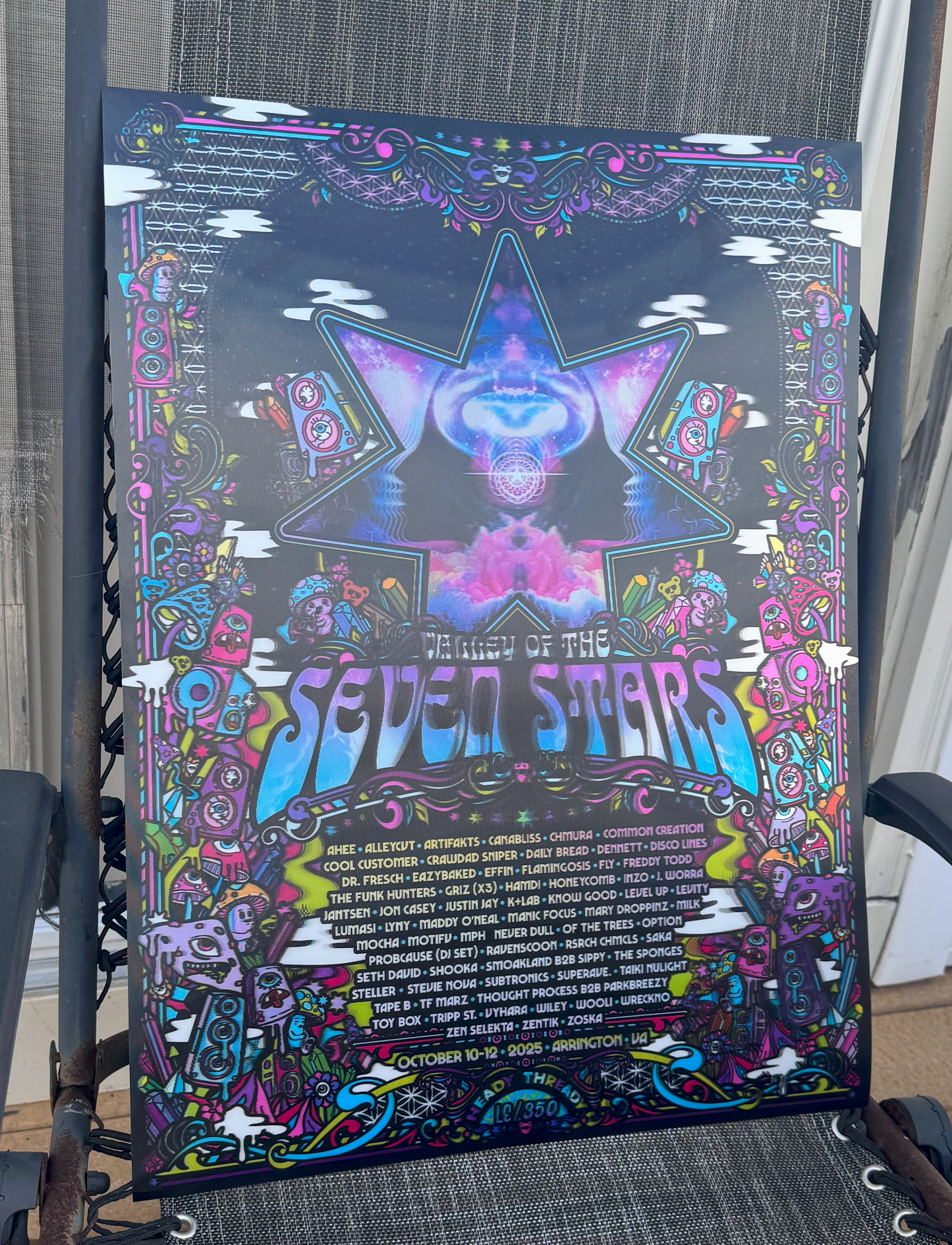7 Stars Lenticular Print