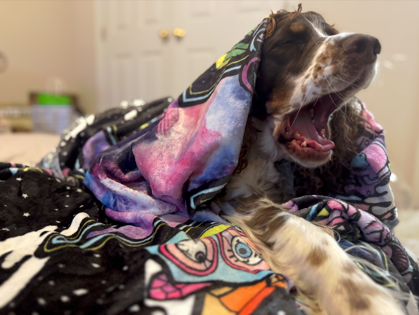 7 Stars Double Sided Fuzzy Blanket