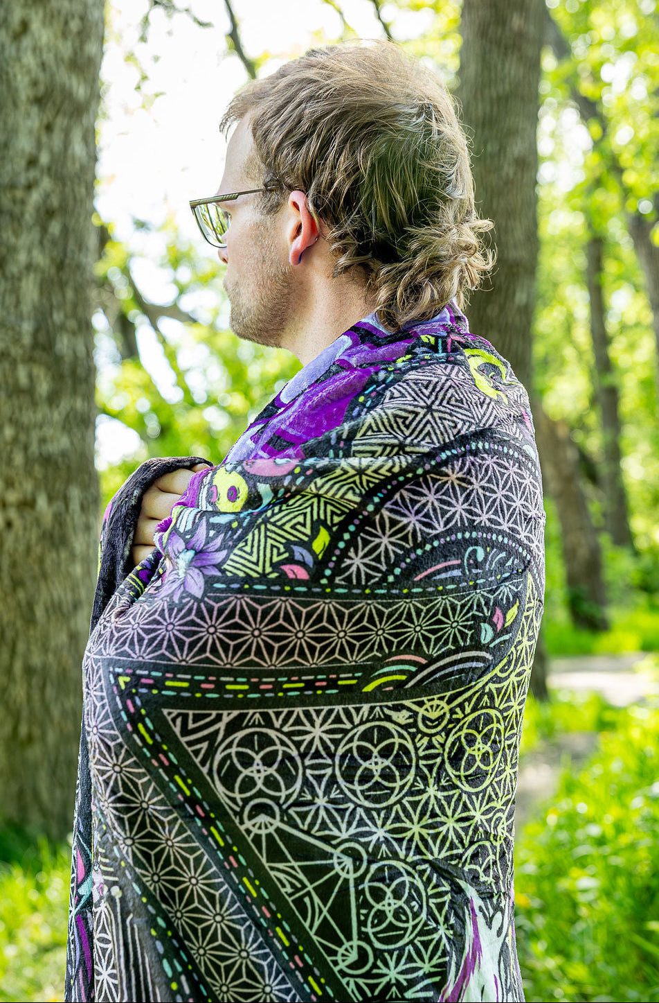 Electric Forest 2026 Fuzzy Double Sided Blanket