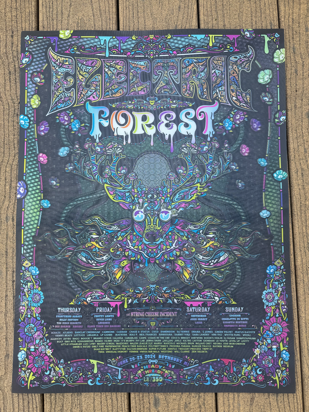 Electric Forest 2024 Lenticular Print