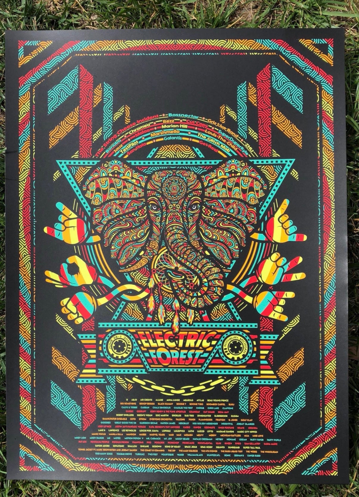 Electric Forest 2018 print