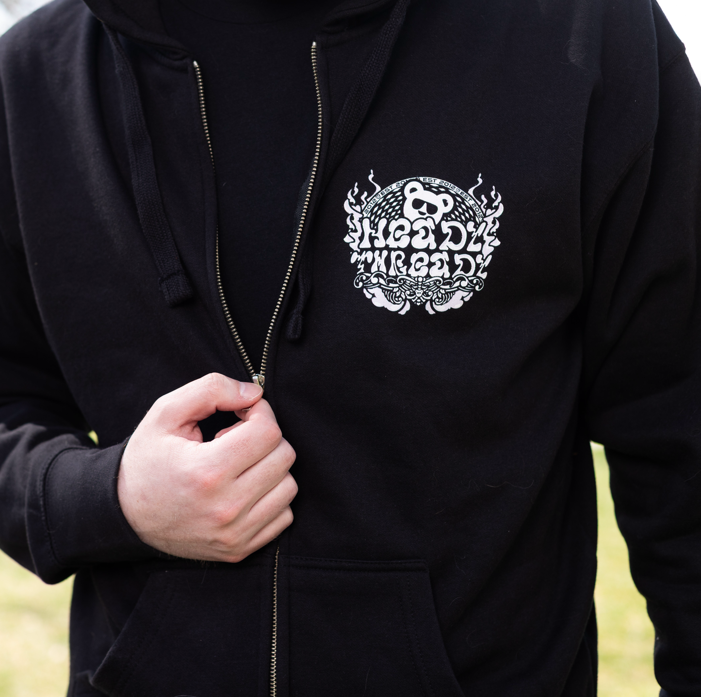 Smoke Stacks Zip Up Hoodie