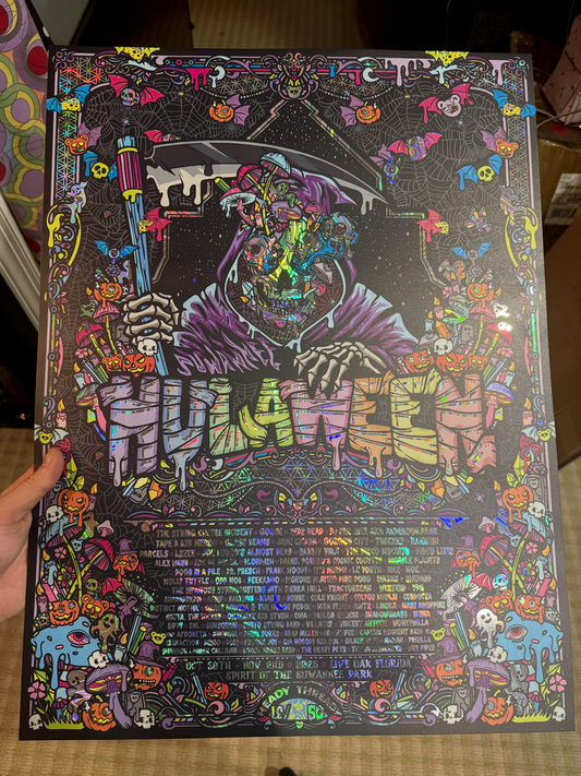 Hulaween 2025 Swirl Foil