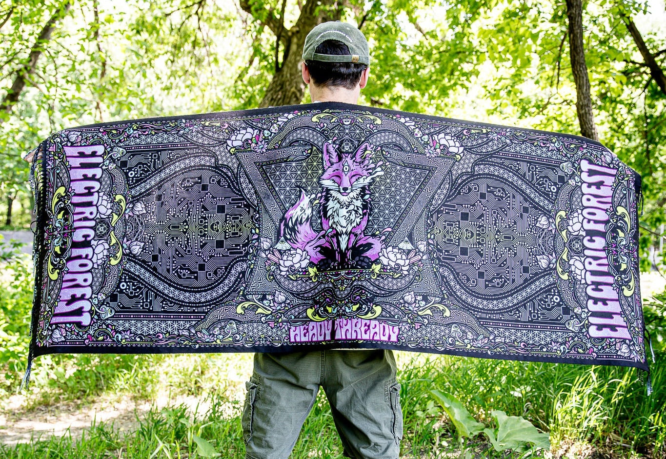 Electric Forest 2026 Double sided Pashmina