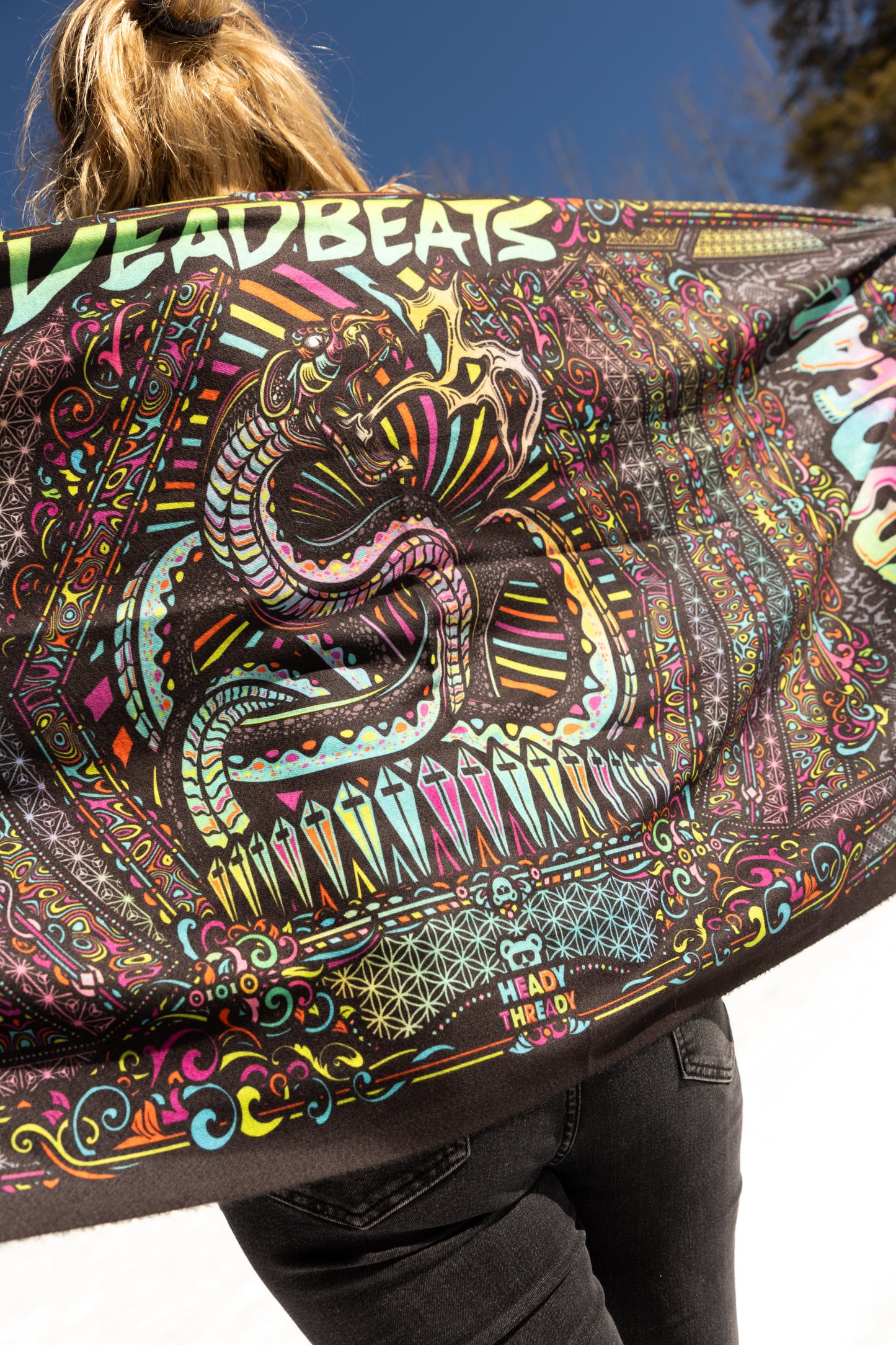 Zeds Dead First Contact 2024 Double Sided Pashmina