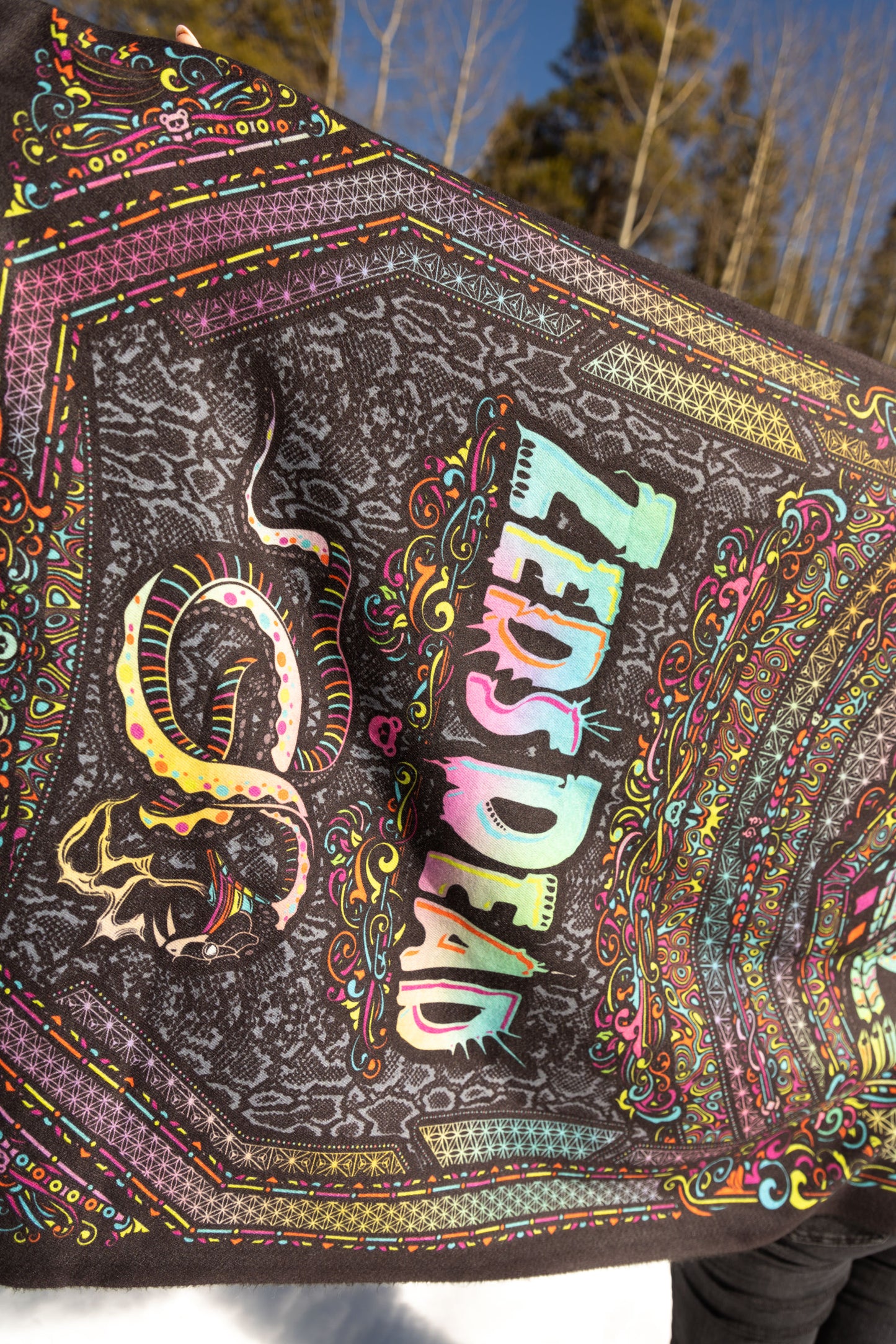 Zeds Dead First Contact 2024 Double Sided Pashmina