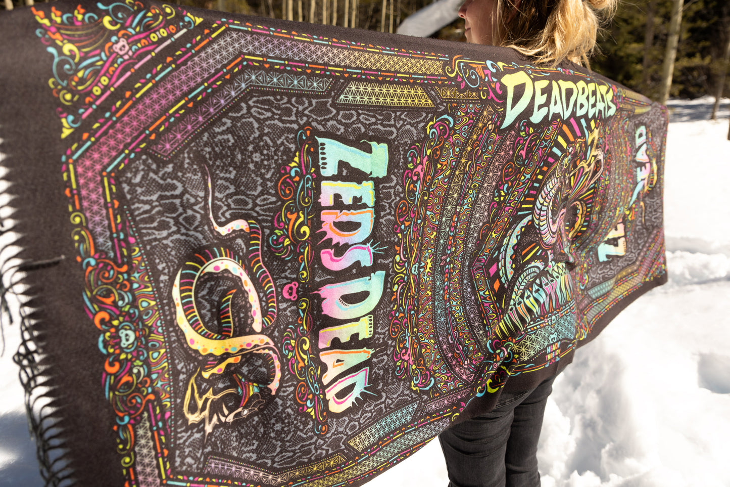 Zeds Dead First Contact 2024 Double Sided Pashmina