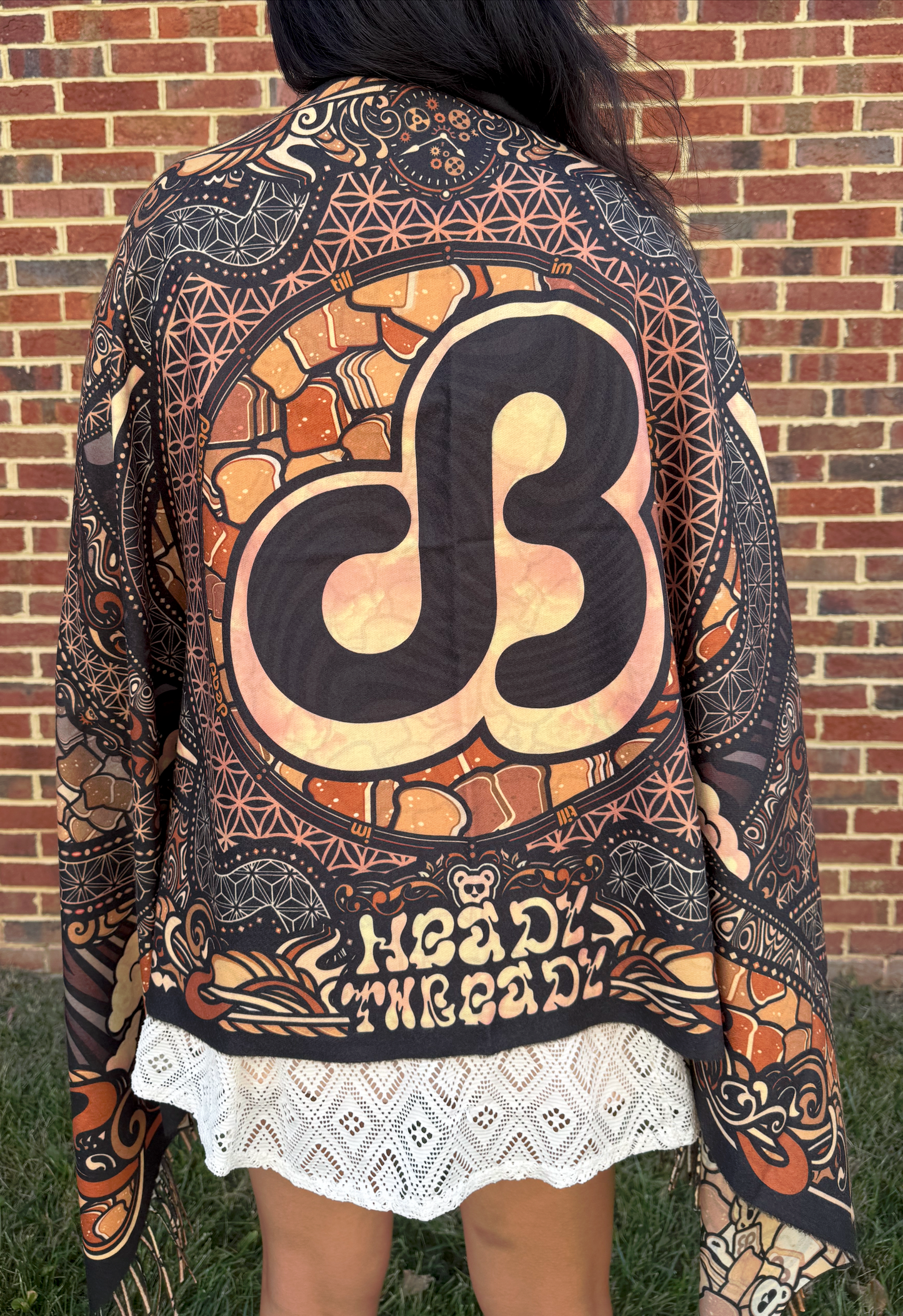 Heady Bready S#!T Brown Pashmina