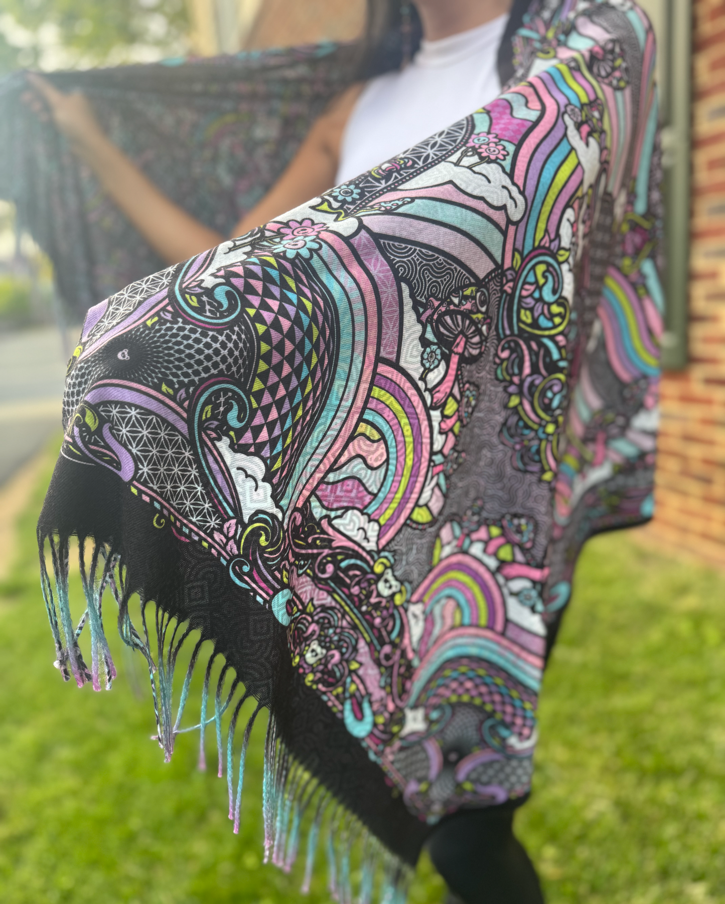 Electric Forest 2025 Double Sided Pashmina