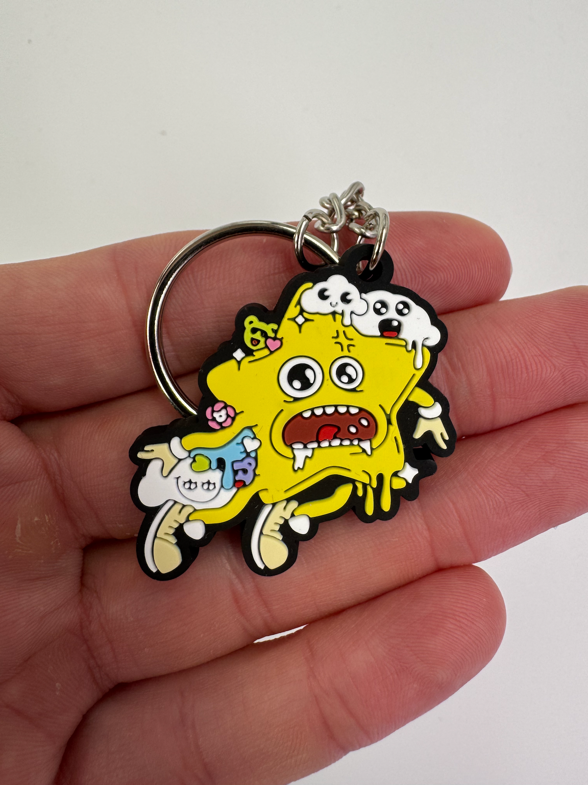 Heady Thready Keychain - Live Laugh Love