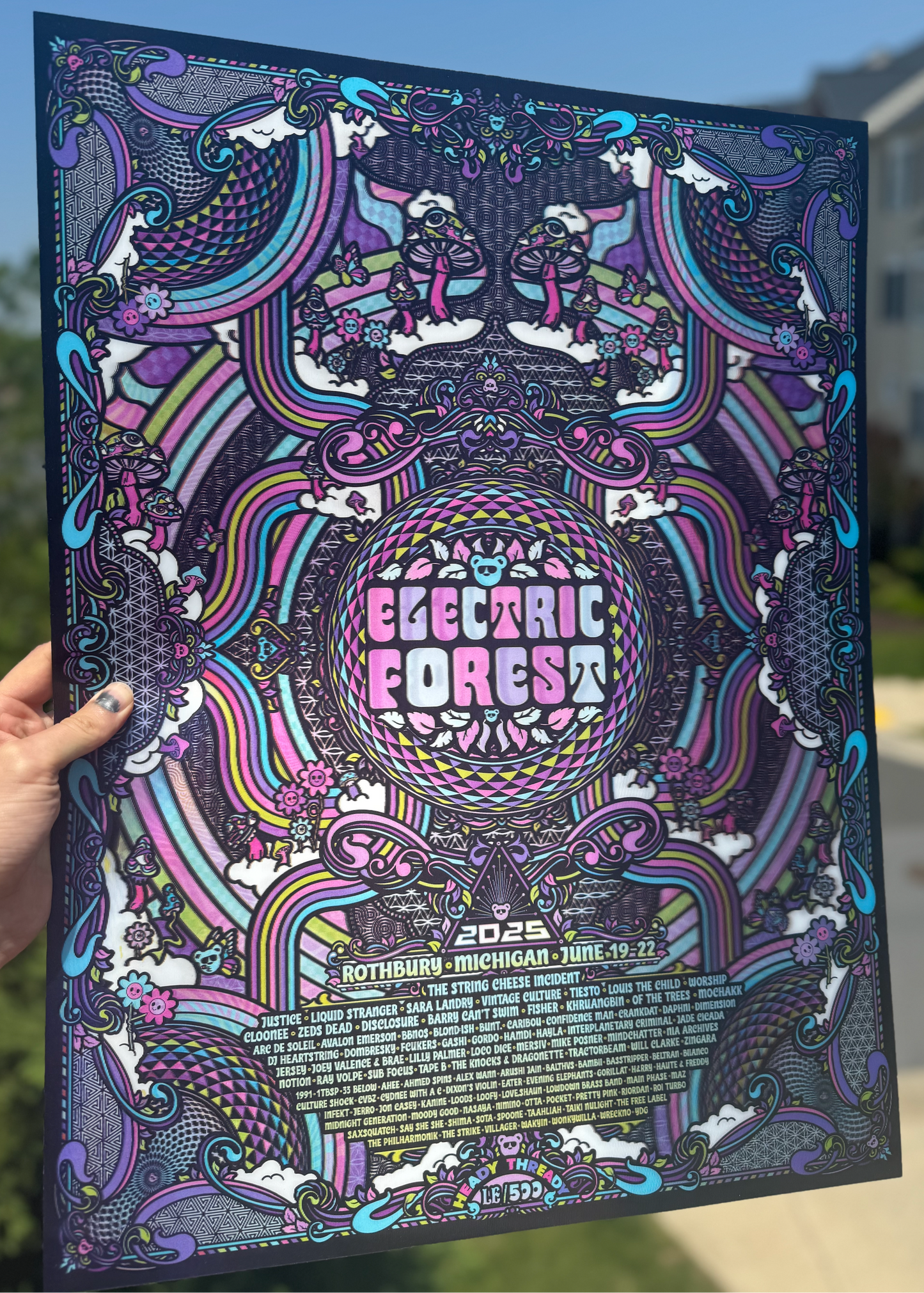 Electric Forest 2025 Lenticular Print