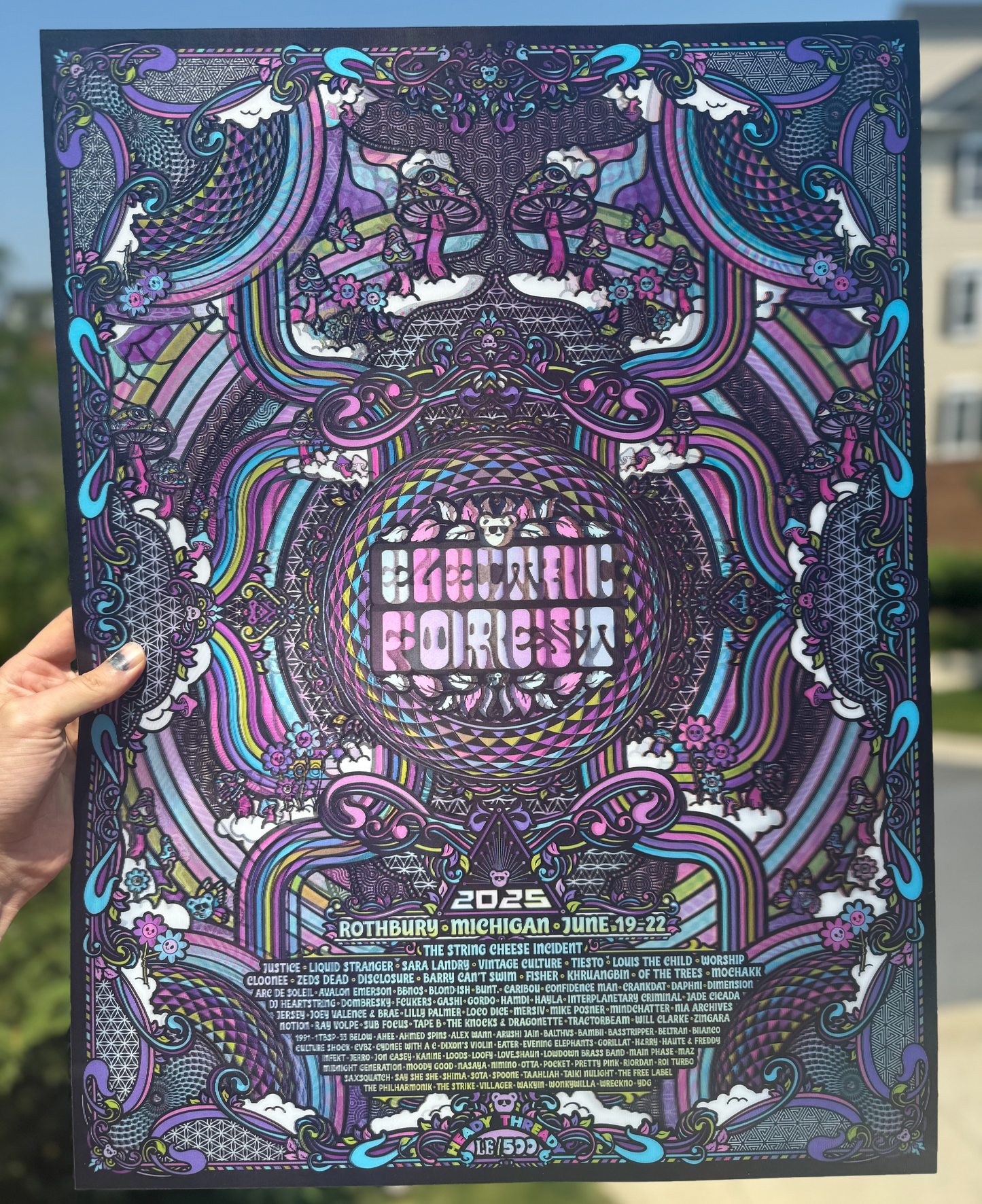 Electric Forest 2025 Lenticular Print