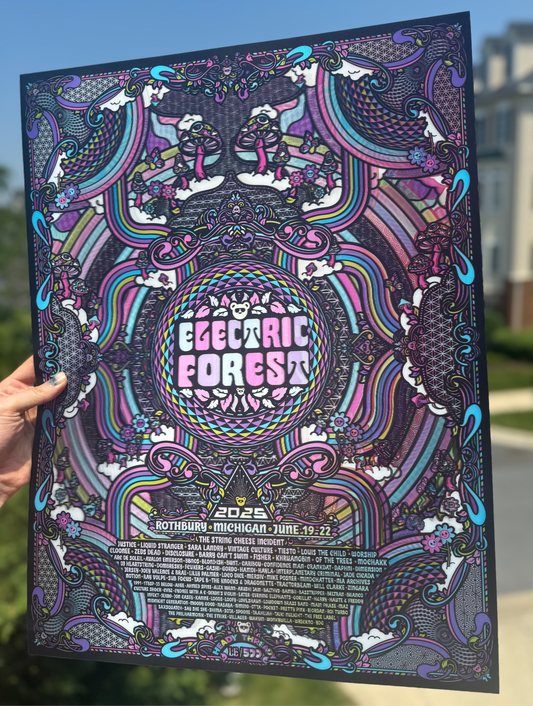 Electric Forest 2025 Lenticular Print