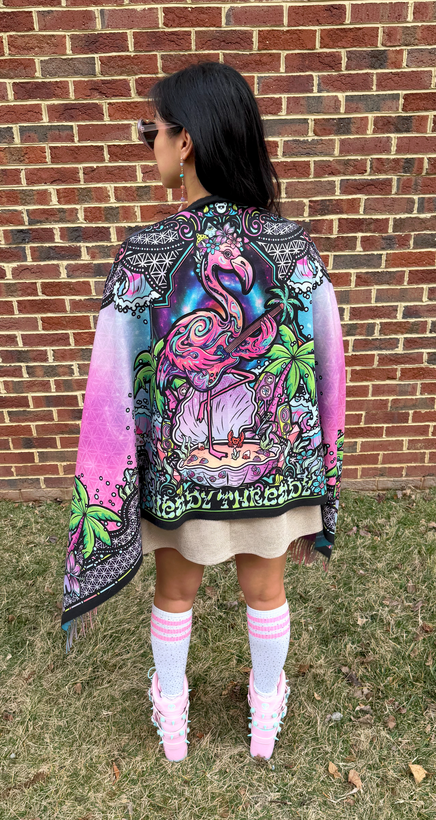 Okeechobee 2026 Double sided Pashmina