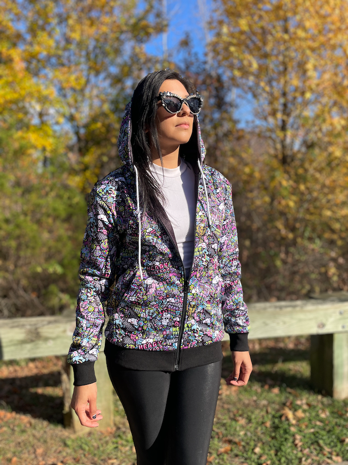 Riversable Zip up Hoodie