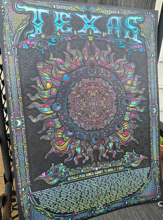 Texas Eclipse 2024 Lenticular Print