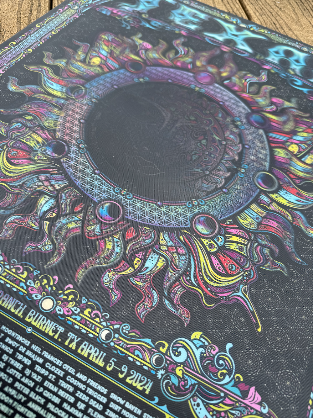 Texas Eclipse 2024 Lenticular Print