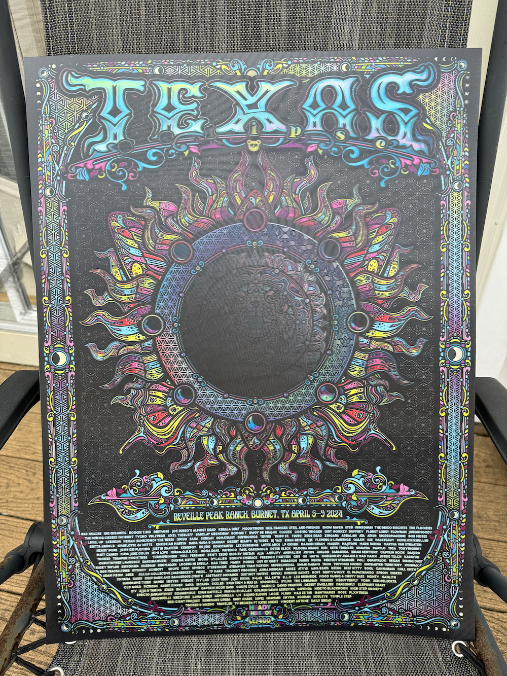 Texas Eclipse 2024 Lenticular Print