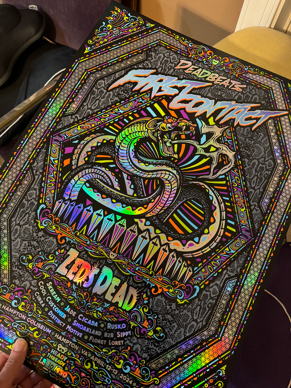 Zeds Dead First Contact 2024 Print