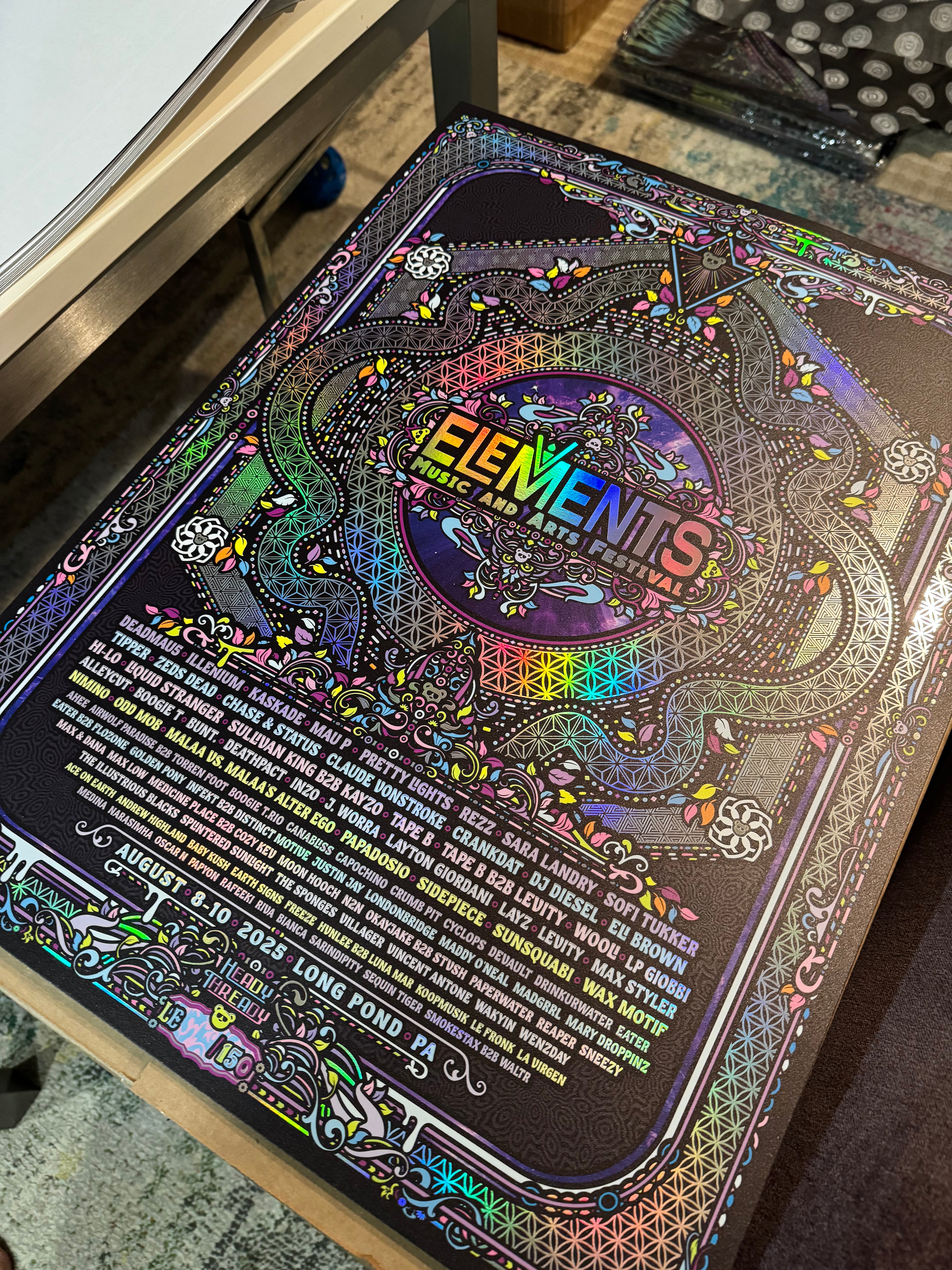 Elements 2025 Rainbow Foil Print – Heady Thready