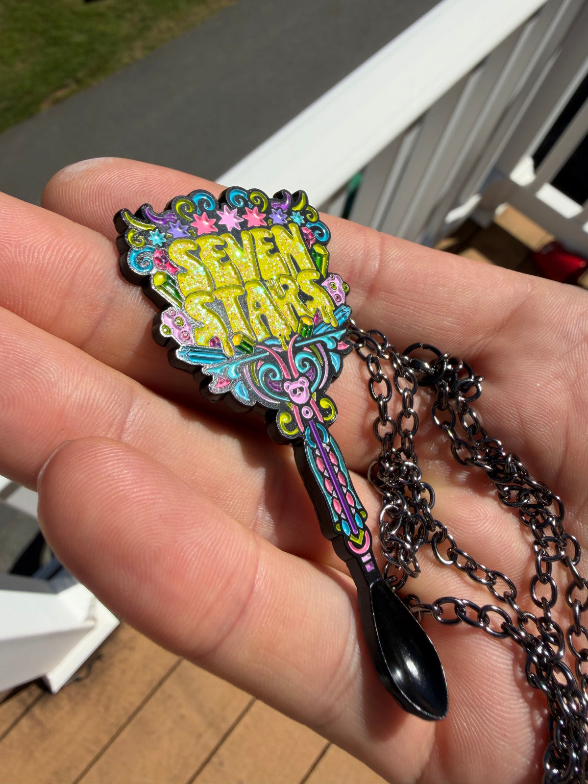 Seven Stars 2026 spoon necklace - Glitter