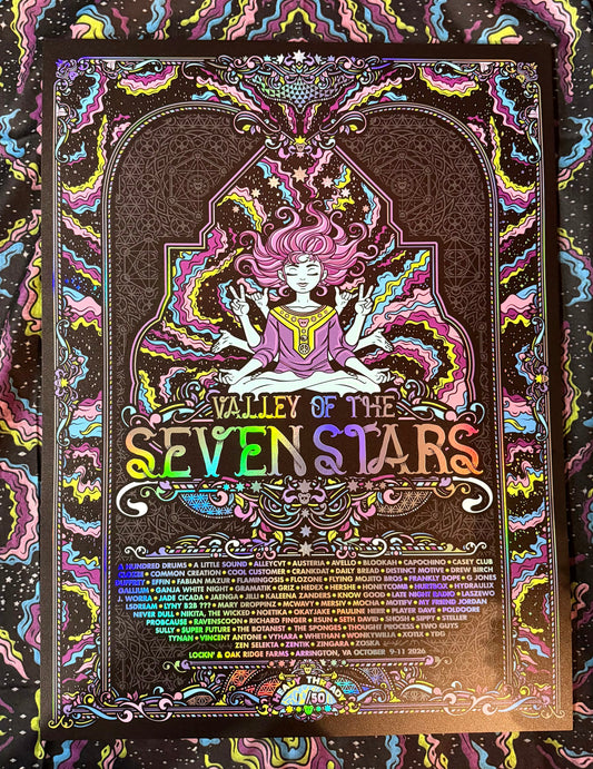 Seven Stars 2026 Rainbow Holo Foil Print