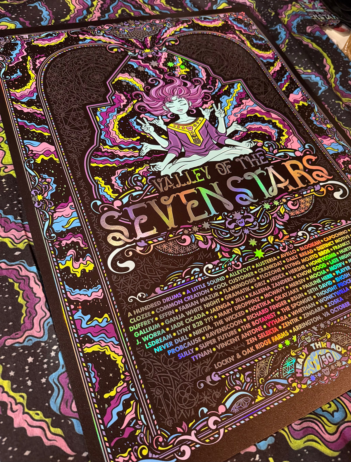 Seven Stars 2026 Rainbow Holo Foil Print
