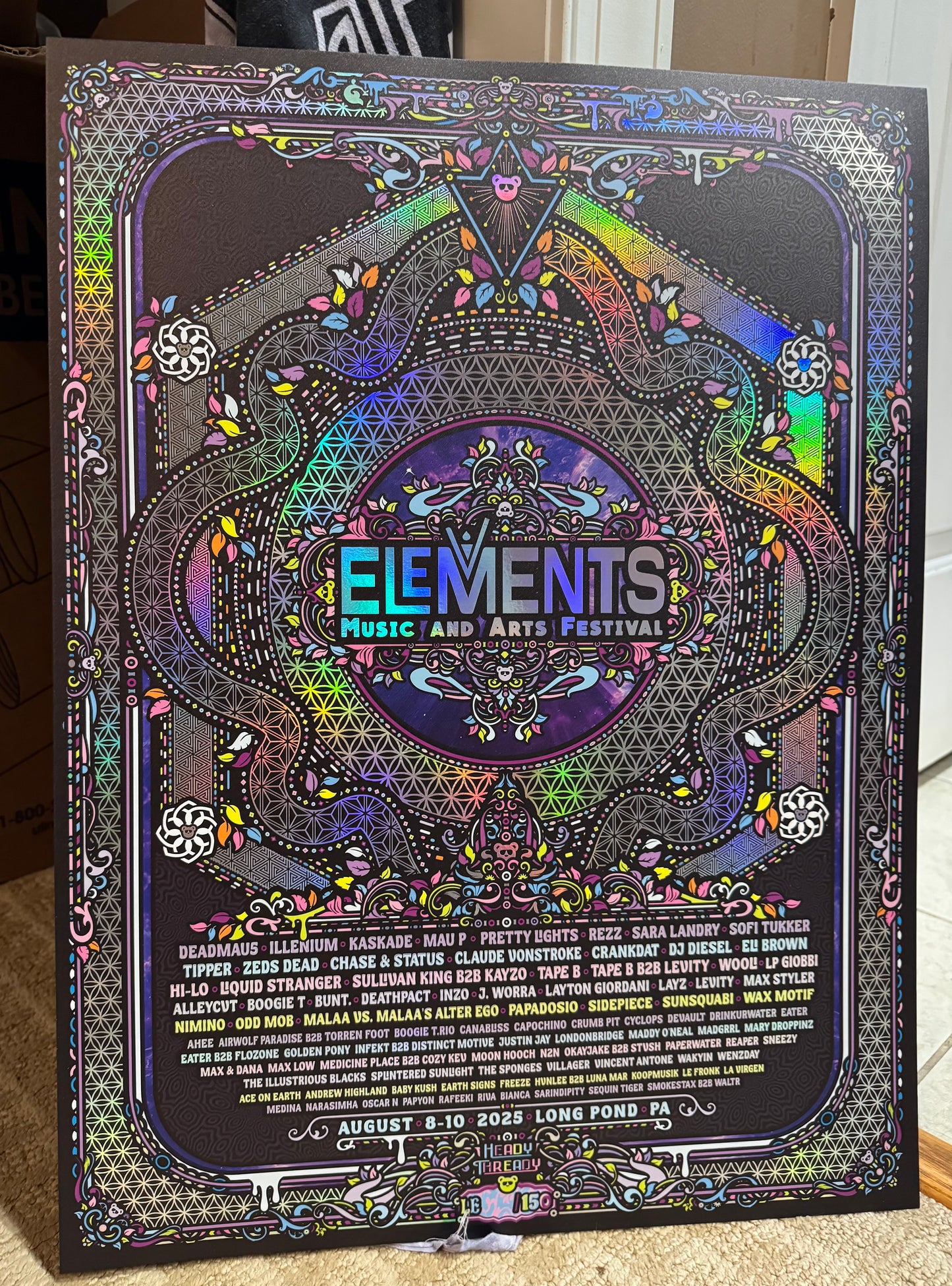 Elements 2025 Rainbow Foil Print