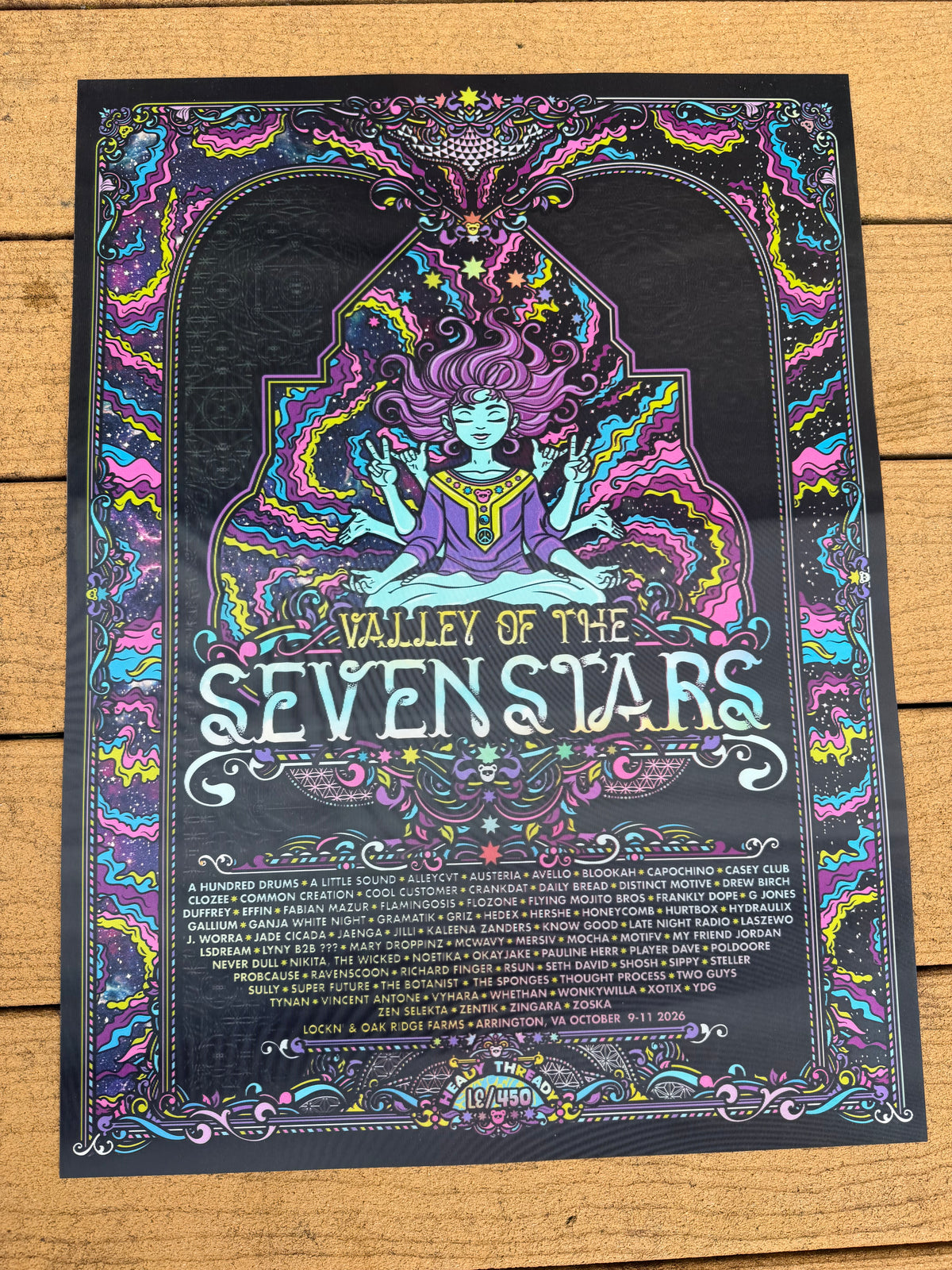 Seven Stars 2026 Lenticular Print