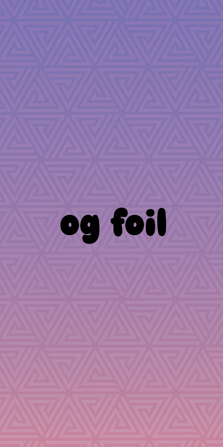 Fox 2026 og foil