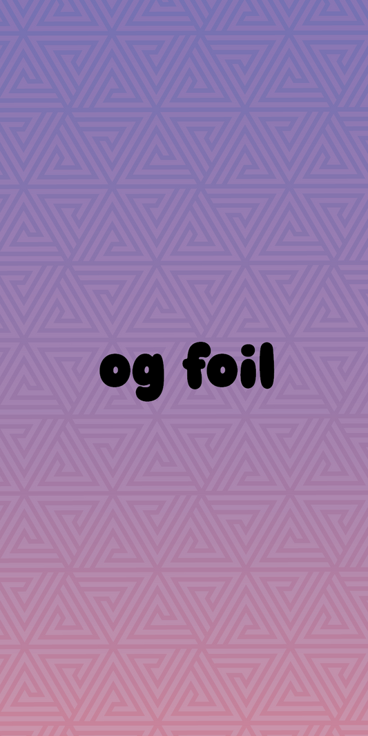 Fox 2026 og foil