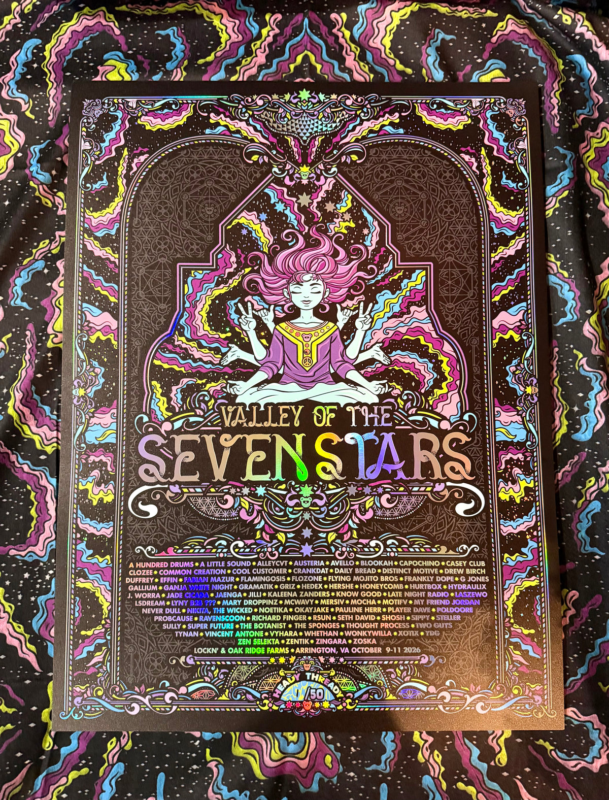 Seven Stars 2026 Rainbow Holo Foil Print