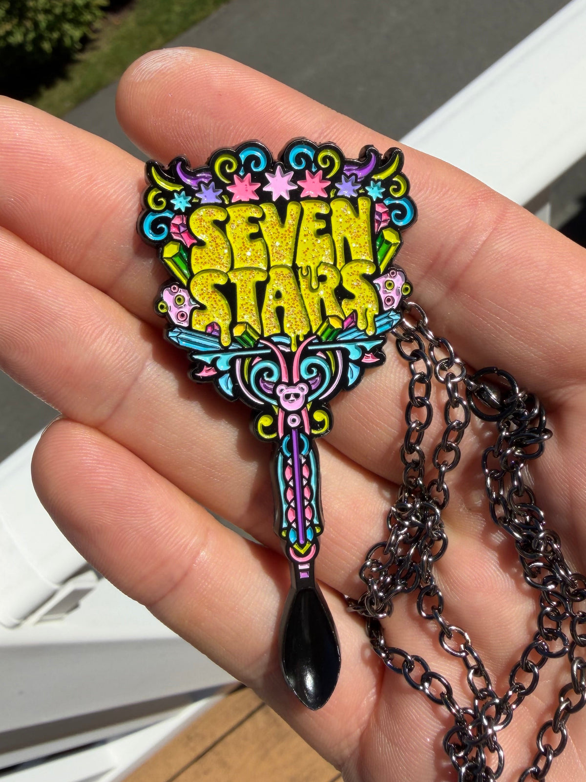 Seven Stars 2026 spoon necklace - Glitter