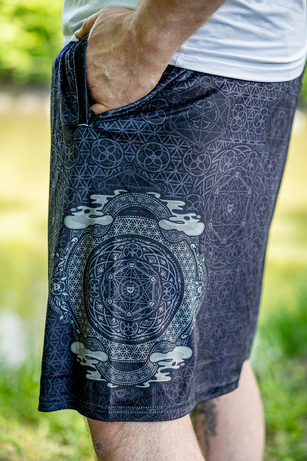 Heady Thready Sacred Geometry Shorts