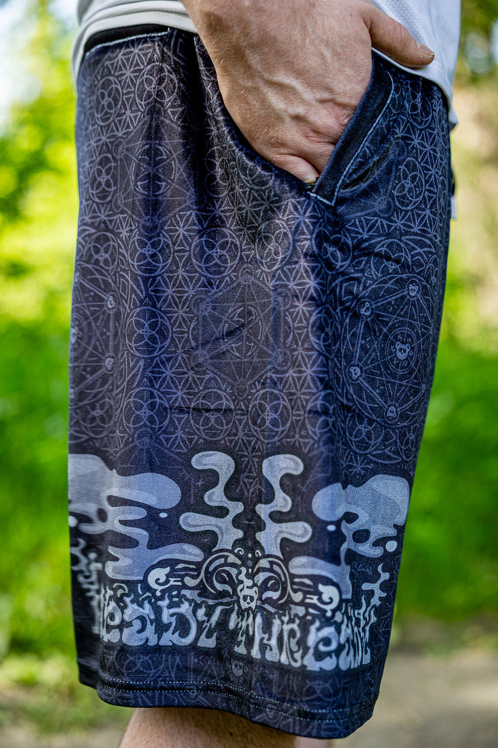 Heady Thready Sacred Geometry Shorts
