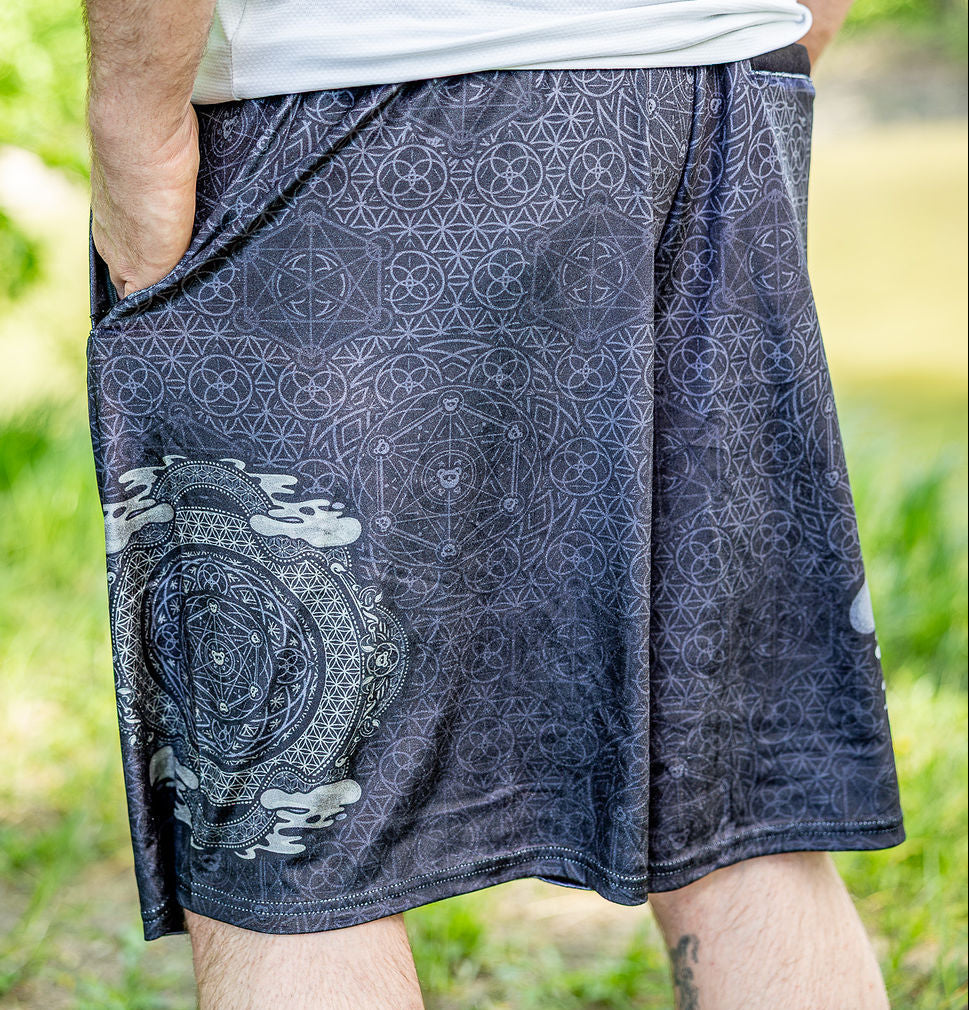Heady Thready Sacred Geometry Shorts