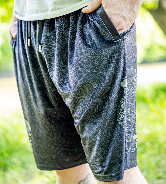 Heady Thready Sacred Geometry Shorts
