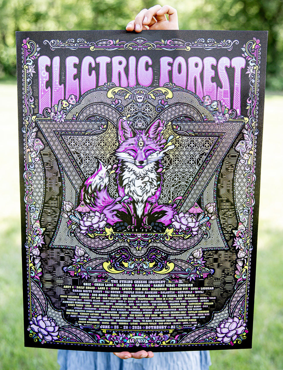 Electric Forest 2026 Lenticular Print