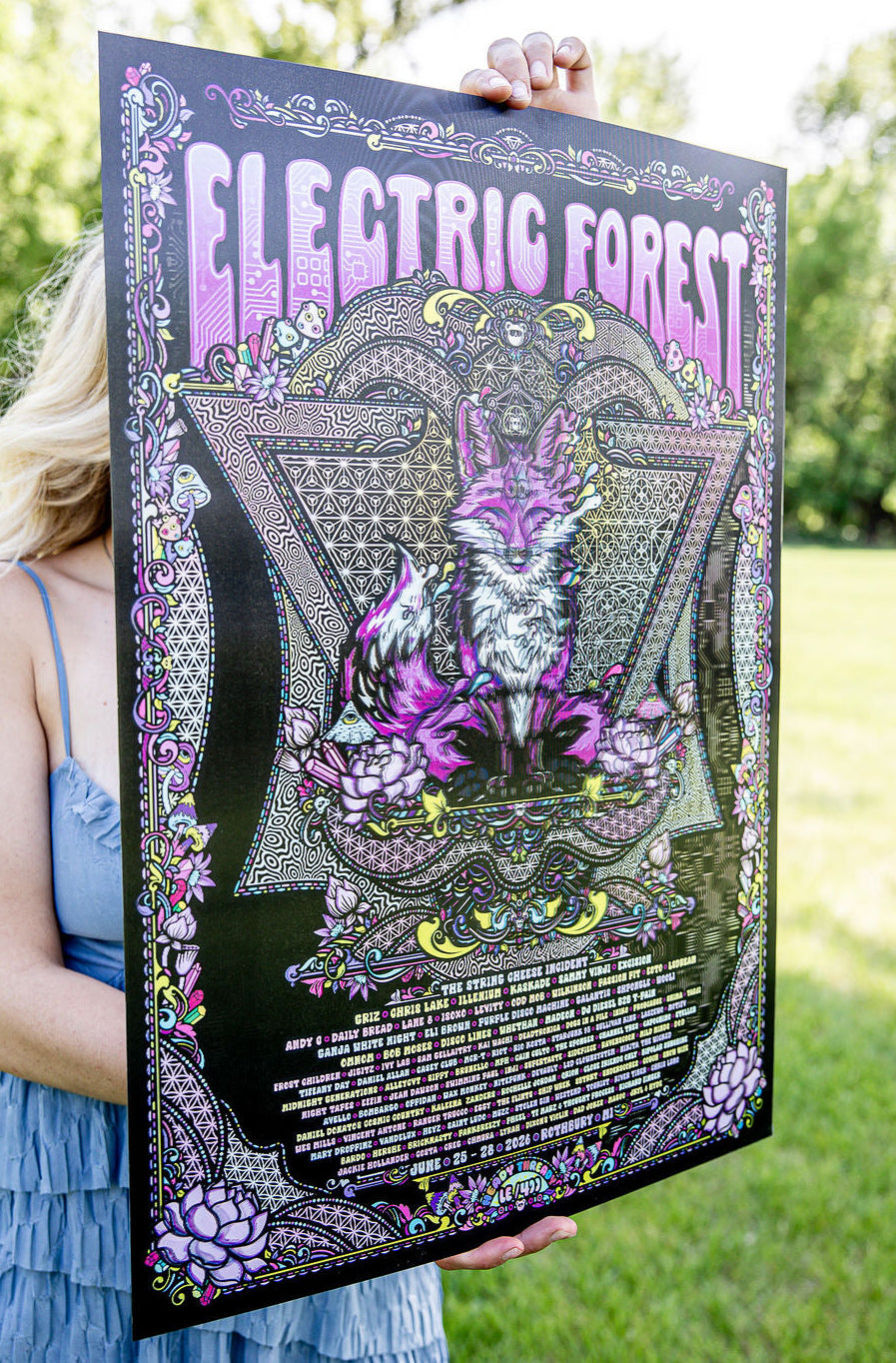 Electric Forest 2026 Lenticular Print