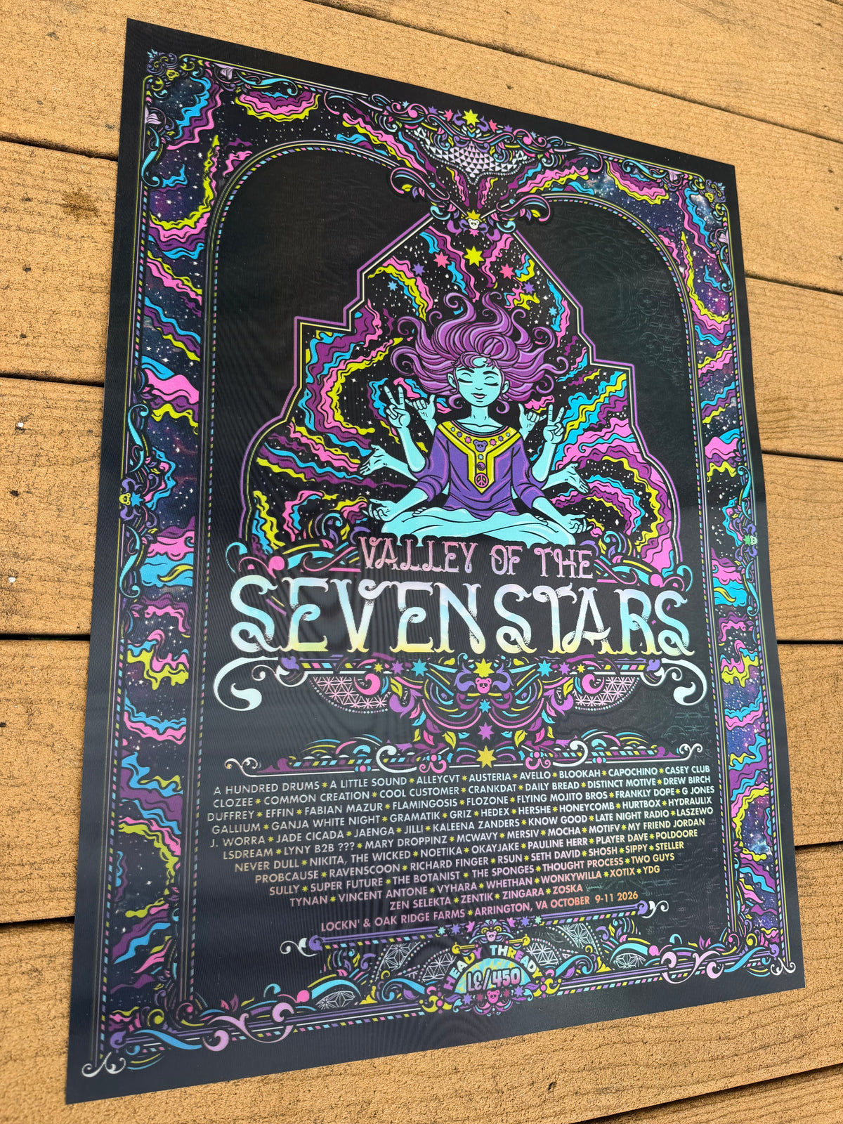 Seven Stars 2026 Lenticular Print