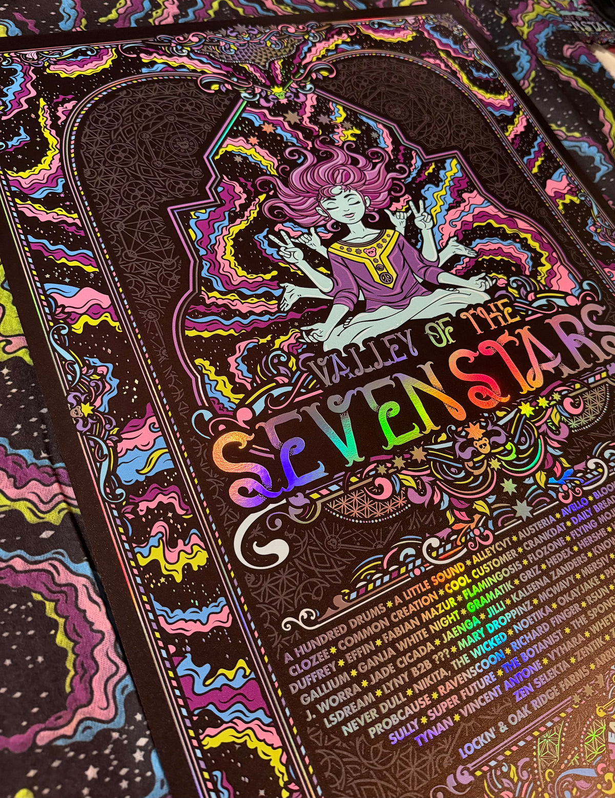 Seven Stars 2026 Rainbow Holo Foil Print