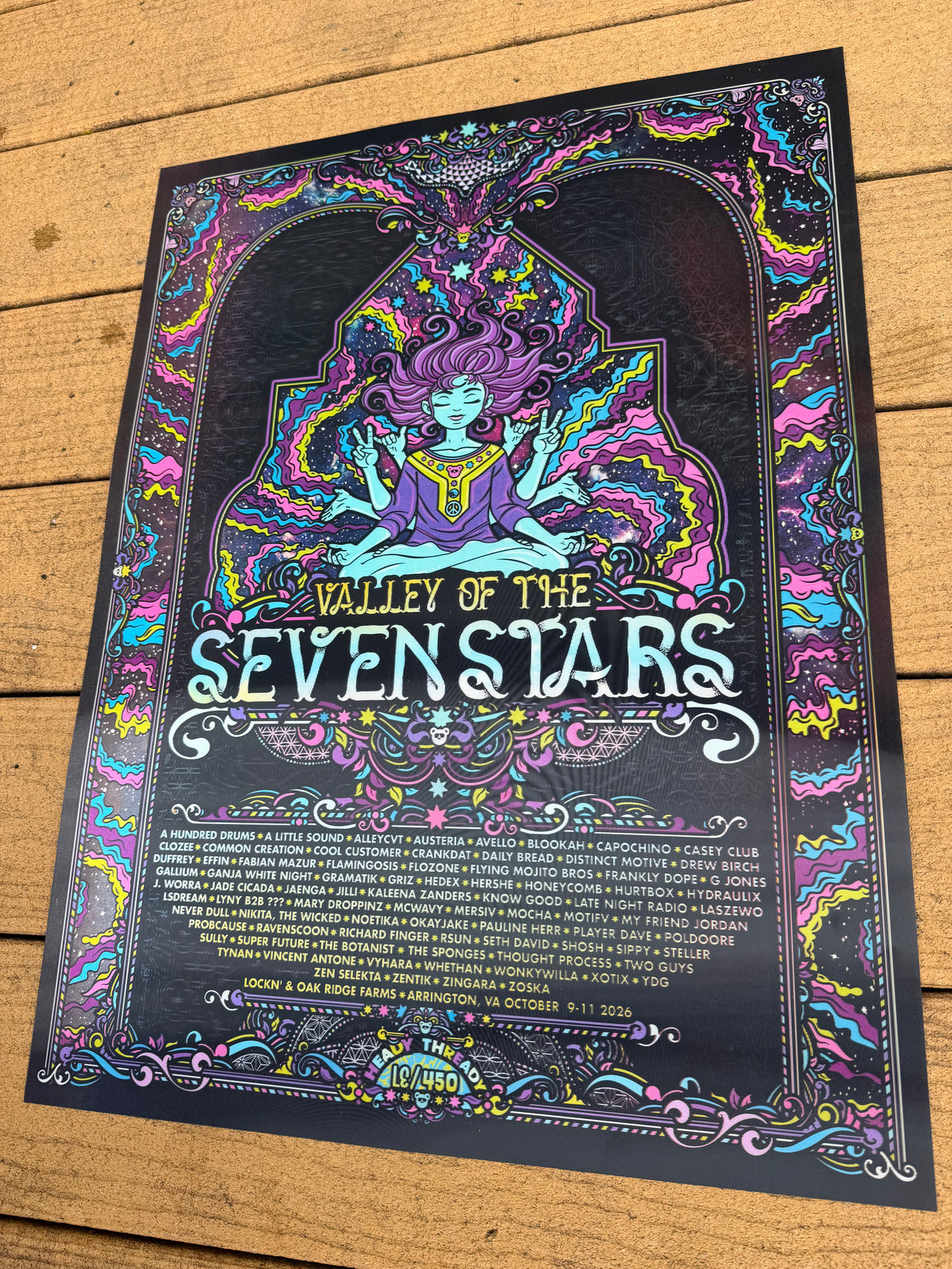 Seven Stars 2026 Lenticular Print