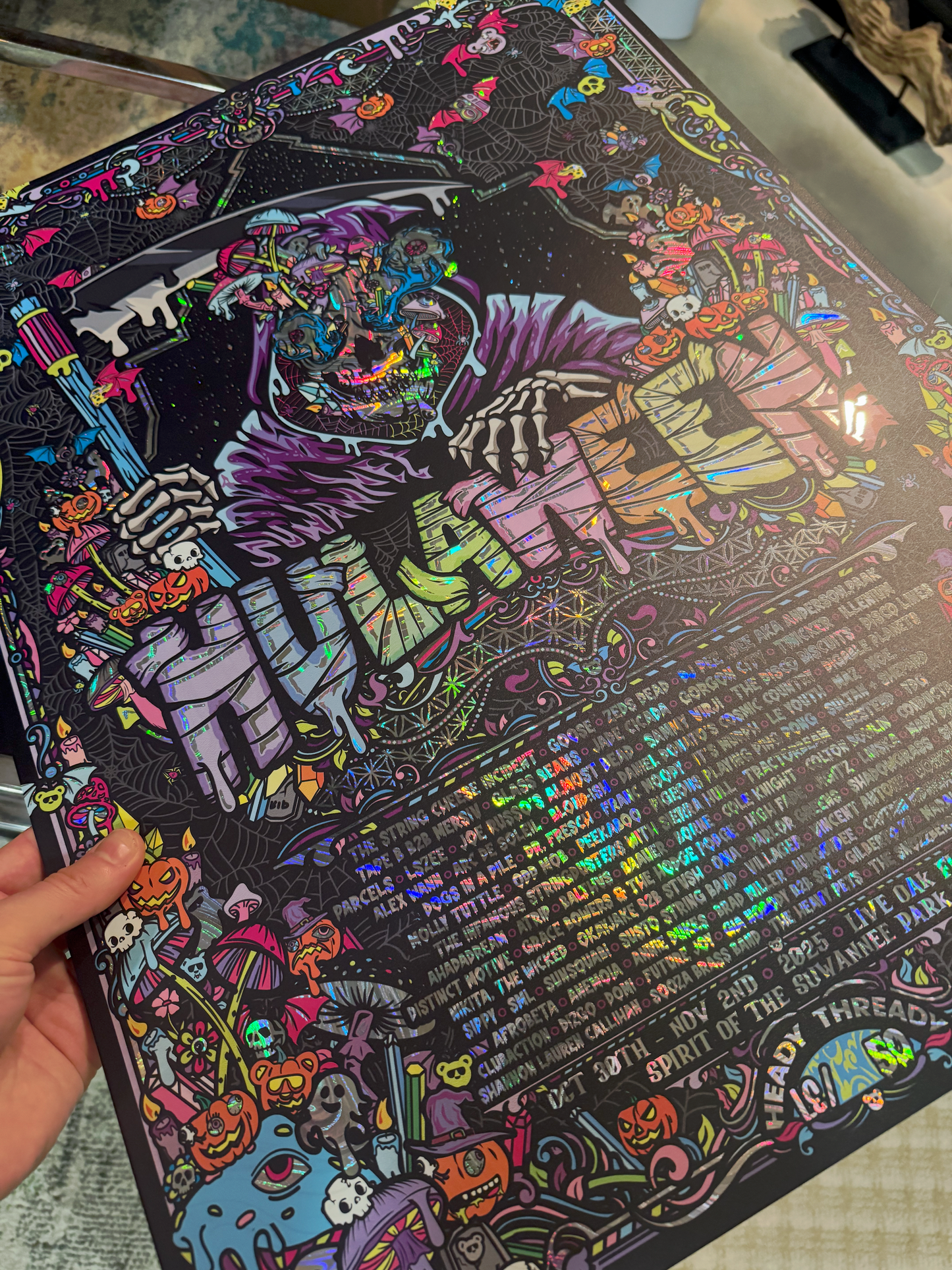 Hulaween 2025 Swirl Foil