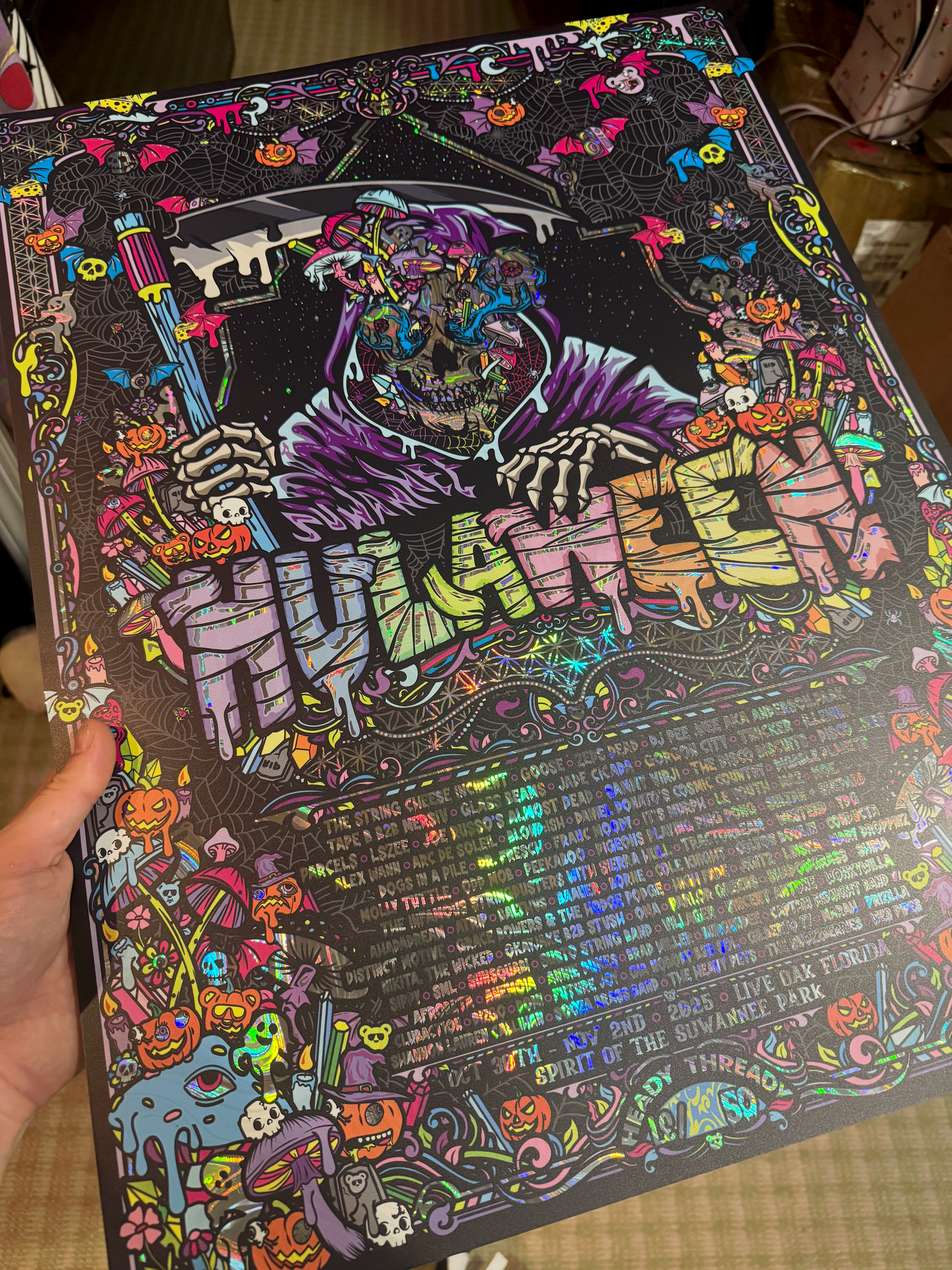 Hulaween 2025 Swirl Foil