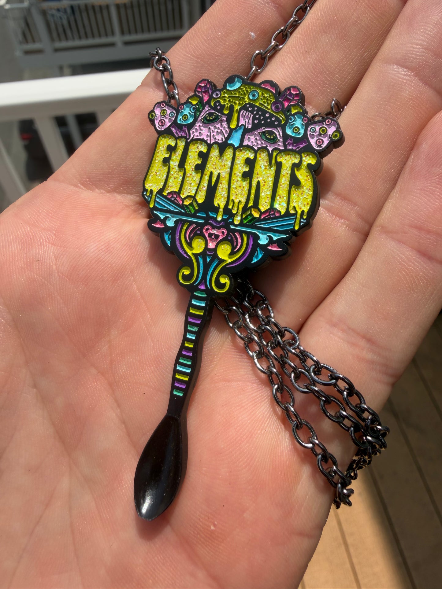 Elements 2026 spoon necklace - Glitter