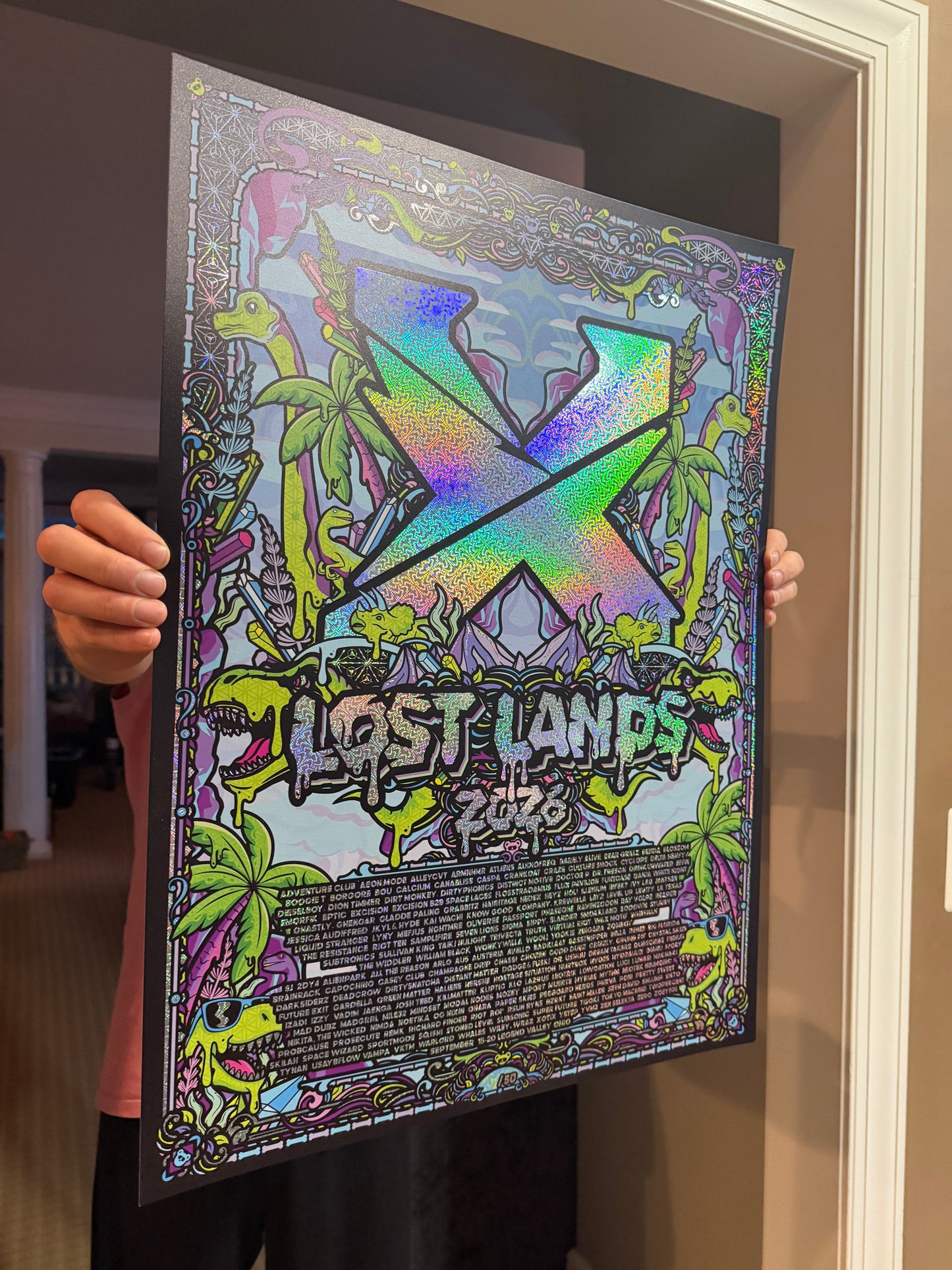 Lost Lands JAZZY Holographic Foil Print