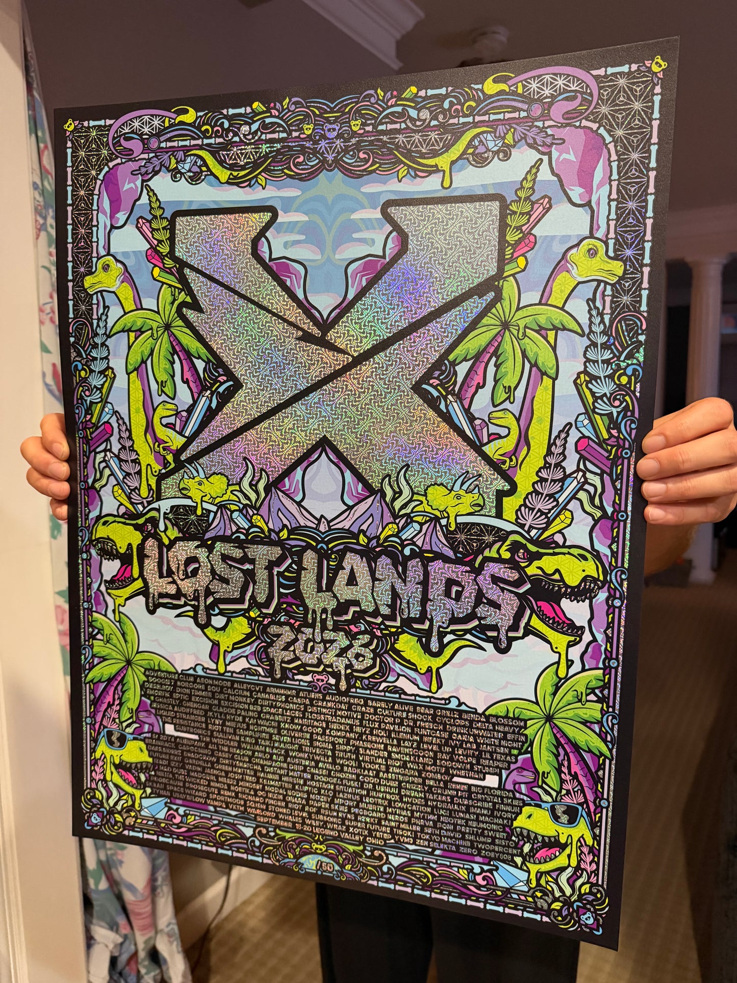 Lost Lands JAZZY Holographic Foil Print