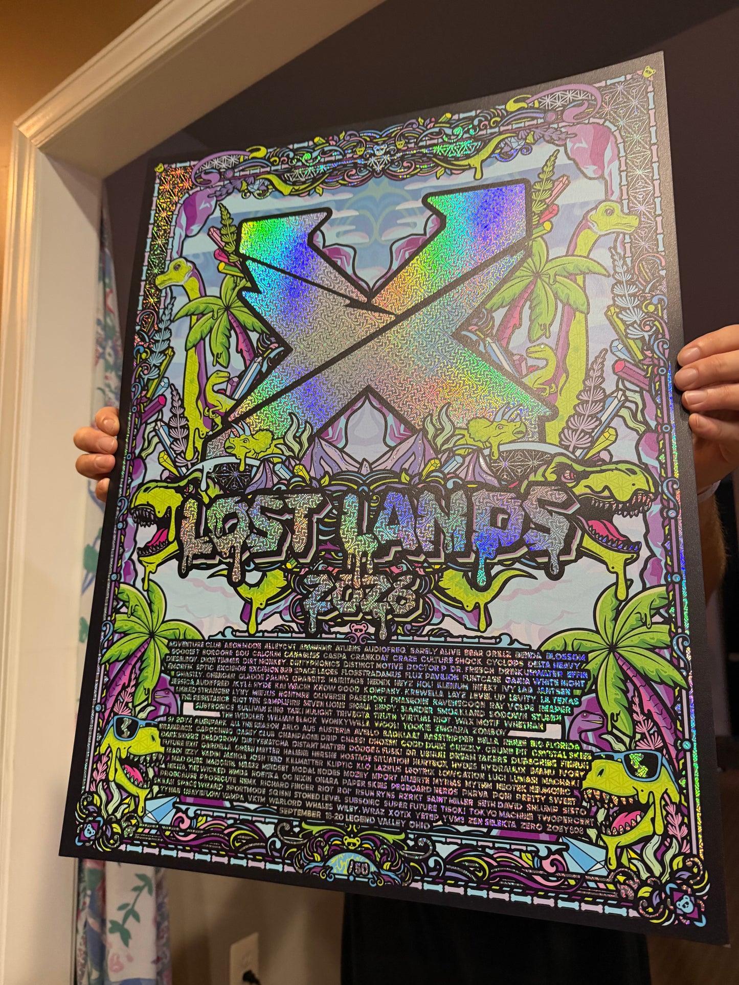Lost Lands JAZZY Holographic Foil Print