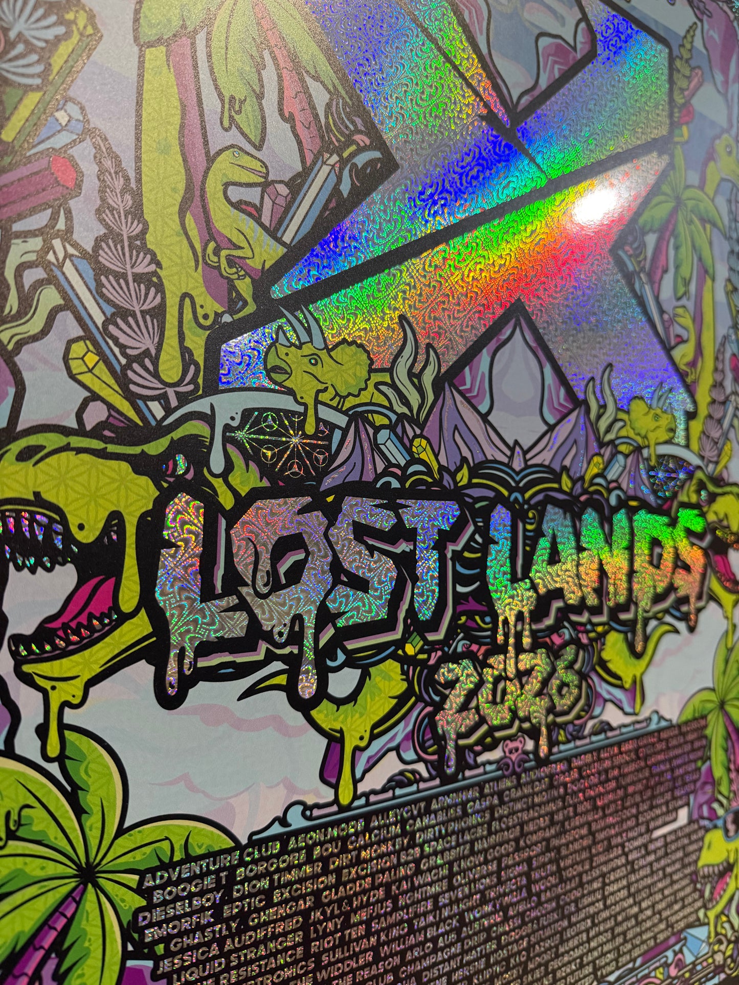 Lost Lands JAZZY Holographic Foil Print