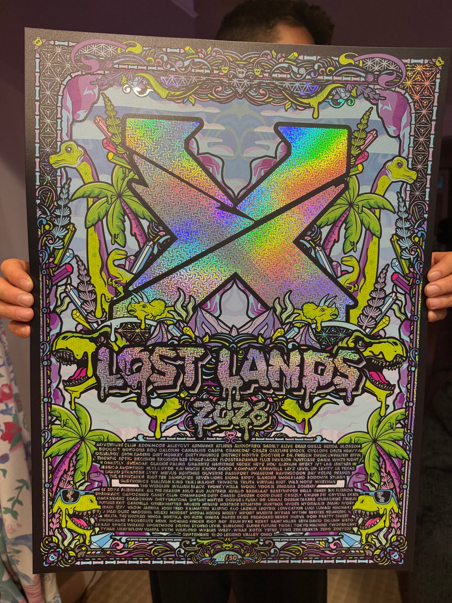 Lost Lands JAZZY Holographic Foil Print